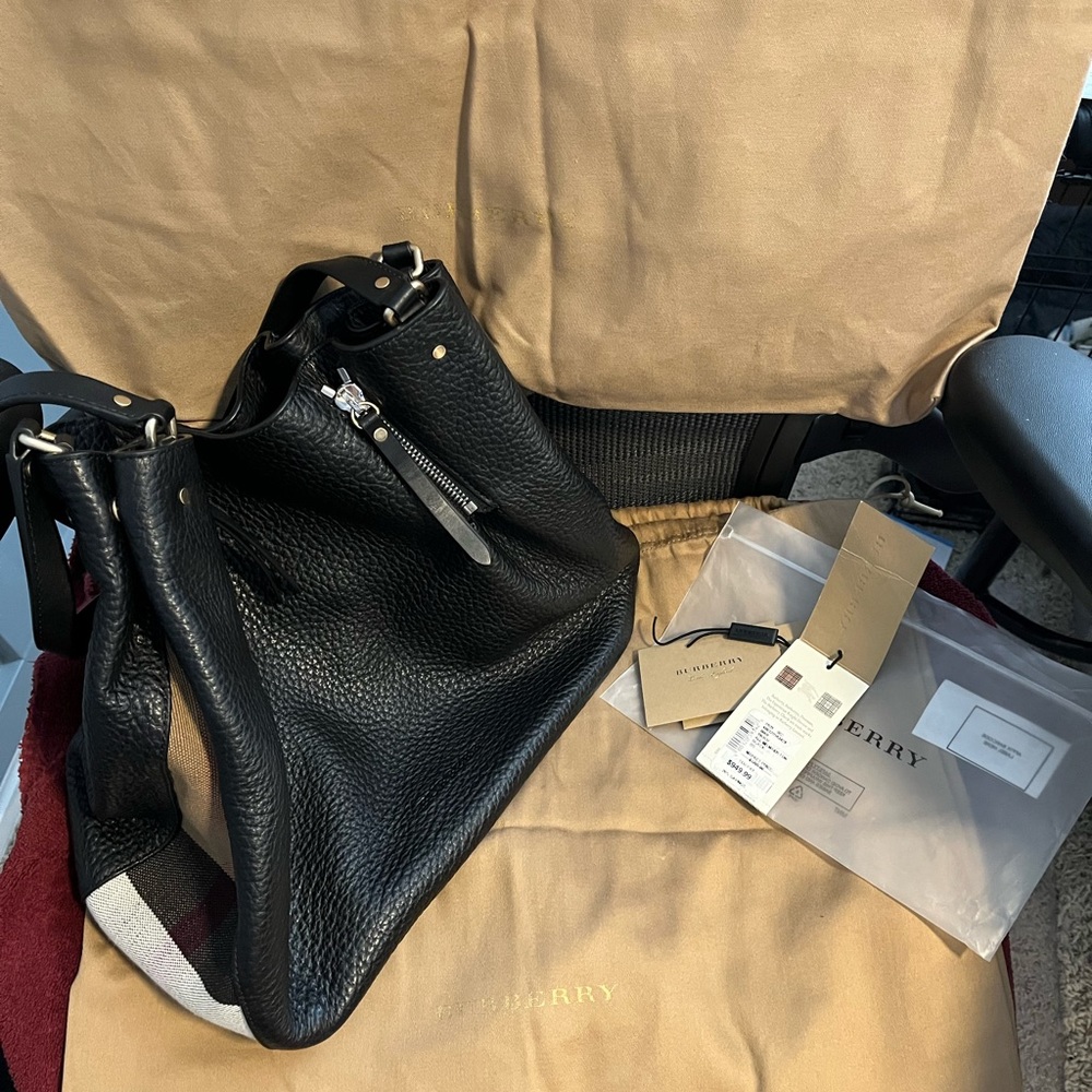 Burberry large satchel